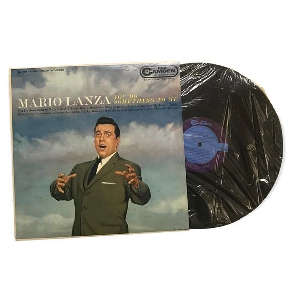 Vintage Mario Lanza Tenor You Do Something To Me High Fidelity Vinyl RCA Camden - Picture 1 of 6